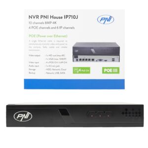 NVR POE PNI House IP710J, 10 κανάλια