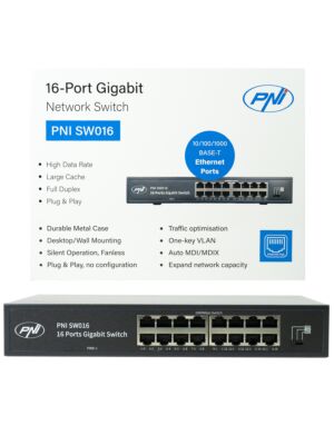 Διακόπτης PNI SW016, 16 x 10/100/1000 Mbps