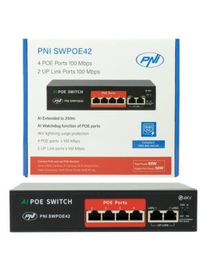 Διακόπτης POE PNI SWPOE42