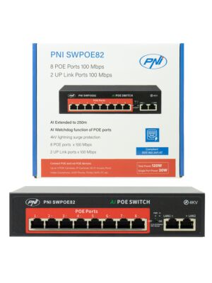 Διακόπτης POE PNI SWPOE82